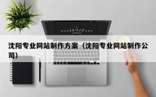 松滋沈阳专业网站制作方案（沈阳专业网站制作公司）